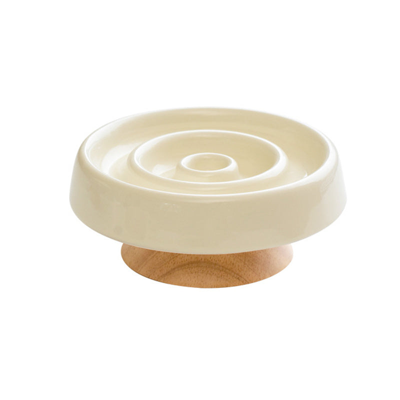 Ceramic Dog Slow Feeder Bowl