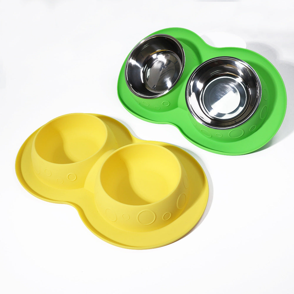 Non Slip Waterproof Pet Bowls & Feeders