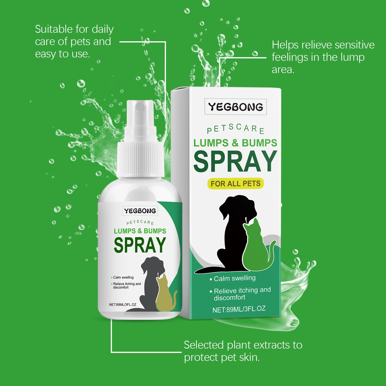 Relieve Skin Discomfort Care Pet Care Spray