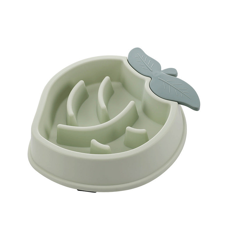 Pet Dogs Supplies Non-slip Slow Down Food Bowl