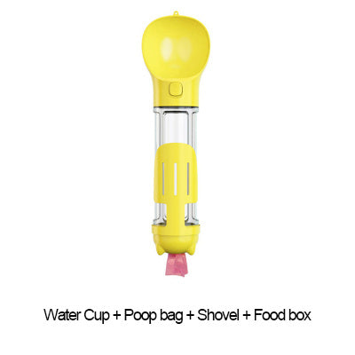 Multifunction Dog Water Bottle Food Feeder