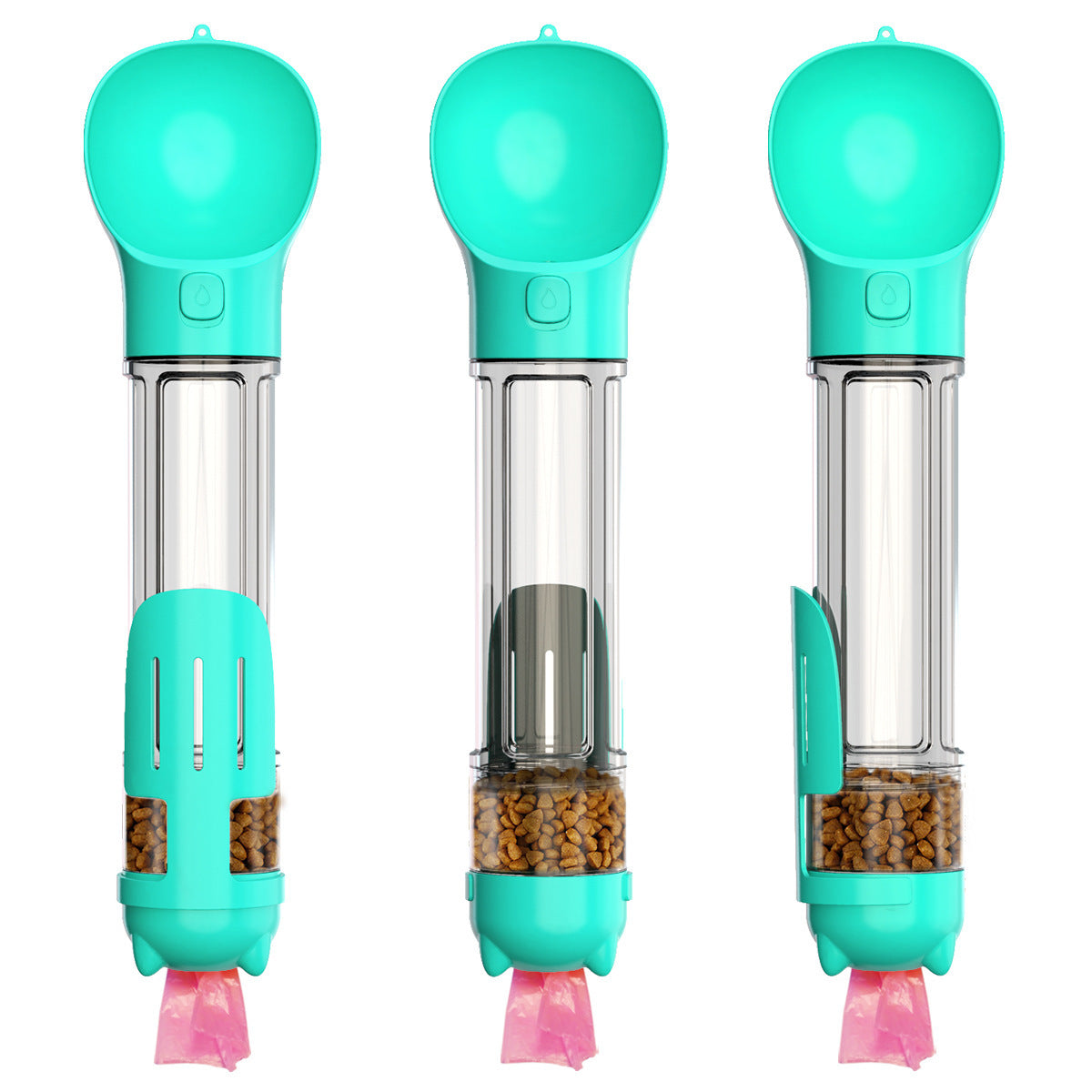 Multifunction Dog Water Bottle Food Feeder