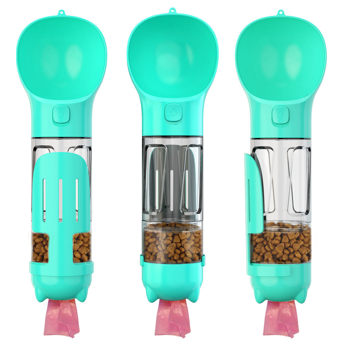 Multifunction Dog Water Bottle Food Feeder