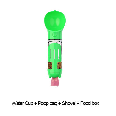 Multifunction Dog Water Bottle Food Feeder