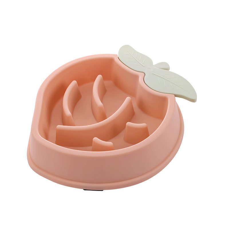 Pet Dogs Supplies Non-slip Slow Down Food Bowl