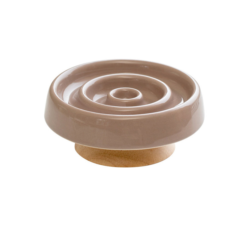 Ceramic Dog Slow Feeder Bowl