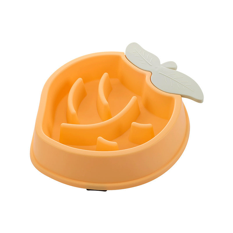 Pet Dogs Supplies Non-slip Slow Down Food Bowl