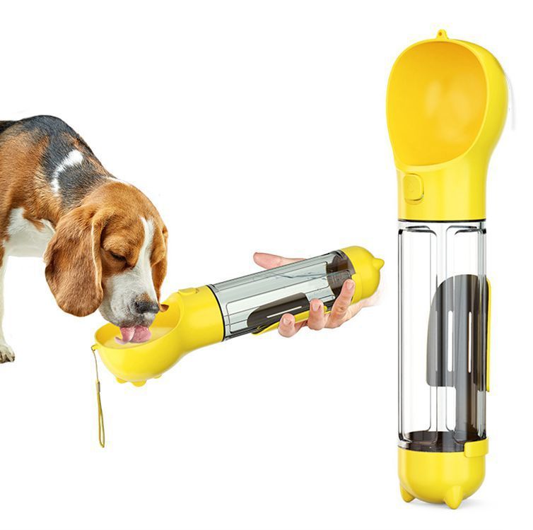 Multifunction Dog Water Bottle Food Feeder